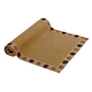 Tesco Jute runner with embroidered border