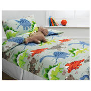 Tesco Kids Dinodippy Printed Duvet Set