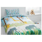 Tesco Kids On Safari Single Duvet