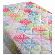 Tesco Kids Quilt Gingham Patchwork