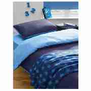 Kids Single Reversible Duvet Set Blue &