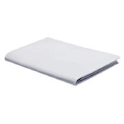 tesco King Fitted Sheet, White