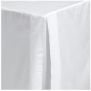 tesco King Valance Sheet, White