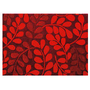 Leaf Rug, Berry 120cmx170cm