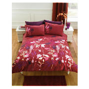 Tesco Libre Print Double Duvet Set, Red