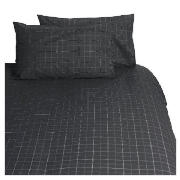 Tesco Lincoln King Duvet Set, Graphite