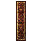 Tesco Luxor Traditional Runner, Red 60X230cm