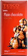 Tesco Luxury Plain Chocolate (150g)