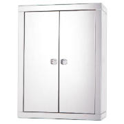 Tesco Mirrored Double Door Cabinet