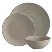 Mono Dinnerware Set 12 piece, Stone