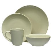 Mono Dinnerware Set 16 piece, Green