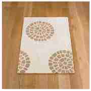 mosaic rug 120x170cm cream