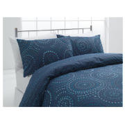 Tesco New Moroccan Double Duvet Set, Blue