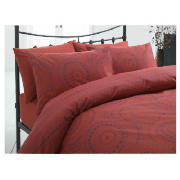 tesco New Moroccan King Duvet Set, Red