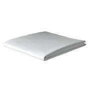 tesco Organic Cotton Single Flat Sheet, White