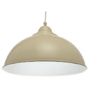 Painted Enamel Industrial Shade, Cream