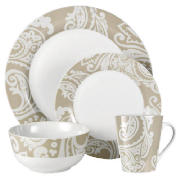 Paisley 16 pce dinner set