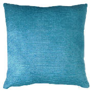 tesco Plain Chenille Cushion , Teal