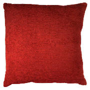 Tesco Plain Chenille Cushion, Berry