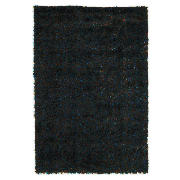 Tesco Polyester Shaggy Rug Teal, 120x170cm