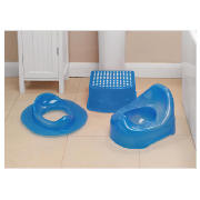 Tesco Potty Training Set - Blue