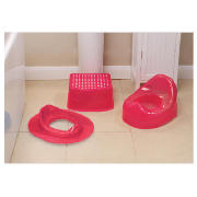 Tesco Potty Training Set - Pink