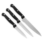 Tesco Prep IT Riveted Knife 3pk