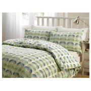 tesco Retro Print Duvet Set Single, Multi