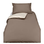 Reversible Duvet Set Single, Light & Dark