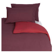 Tesco Reversible Kingsize Duvet Set, Red