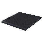 Tesco Ribbed Bath Sheet Black