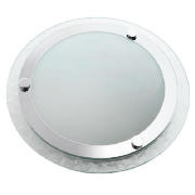 Ripple Glass Flush Bathroom Ceiling Light