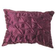 Tesco Satin Cushion, Plum