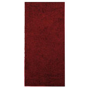 Tesco Shaggy Rug, Red 60x120cm