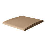 tesco Single Flat Sheet, Dark Natural