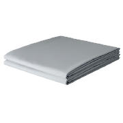 Single Flat Sheet Twinpack, Pale Blue
