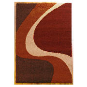 Tesco Single Wave Rug 80x150cm Cinnamon