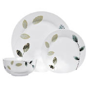 Tesco Stylised Stems 12 Piece Dinner Set