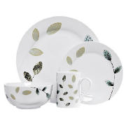 tesco Stylised Stems 16 Piece Dinner Set