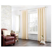 Taffetta Lined Curtain Tab Top, Ivory