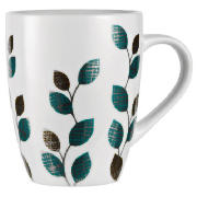 Textured Leaf Mug