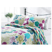 tesco Tropical Print Duvet Set Double,