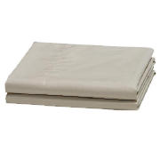 tesco Twin Pack Pillowcase, Latte