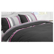 Twinpack Kieran Stripe Kingsize, Black