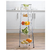 Vegetable Rack 5 Tier Chrome Plated