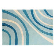 Tesco Waves Rug 60x120cm Duck Egg