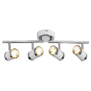 tesco White Bar 4 Way Spotlight