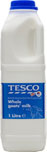 Tesco Whole Goats Milk (1L)