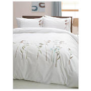 Wild Flowers Embroidered Duvet Set