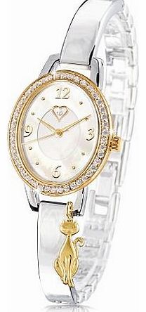 The Bradford Exchange Diamond Purrfection Ladies Watch By The Bradford Exchange